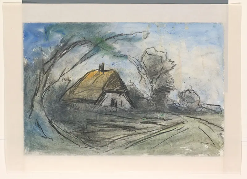 Boerderij aan een weg Wall Art by Pieter H.J.J. Ras - High-Resolution Digital Print