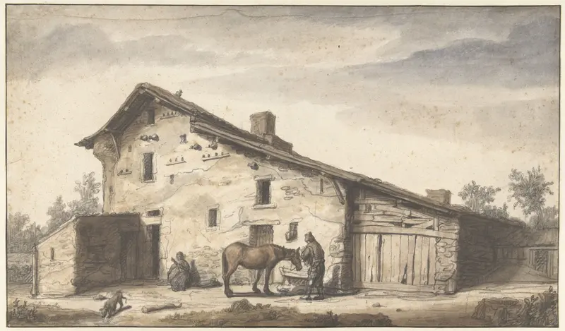 Boerderij bij Nantes Wall Art by Lambert Doomer - High-Resolution Digital Print