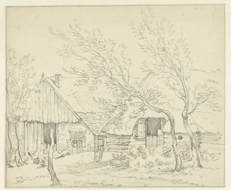 Boerderij in De Wijk in Drenthe Wall Art by Egbert van Drielst - High-Resolution Digital Print