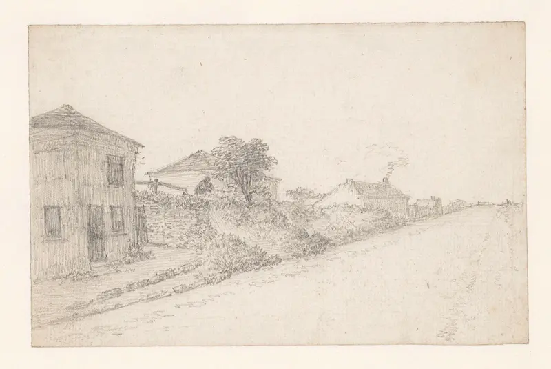 Boerderij in een omheining Wall Art by Georges Michel - High-Resolution Digital Print