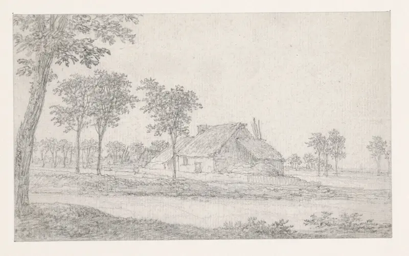 Boerderij in het land Wall Art by Georges Michel - High-Resolution Digital Print