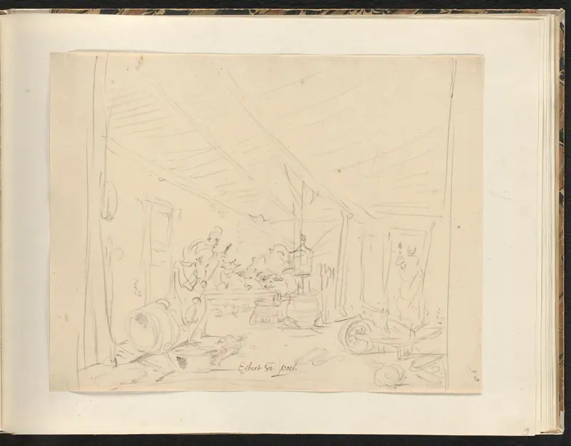 Boerderij met koeien Wall Art by Unknown - High-Resolution Digital Print