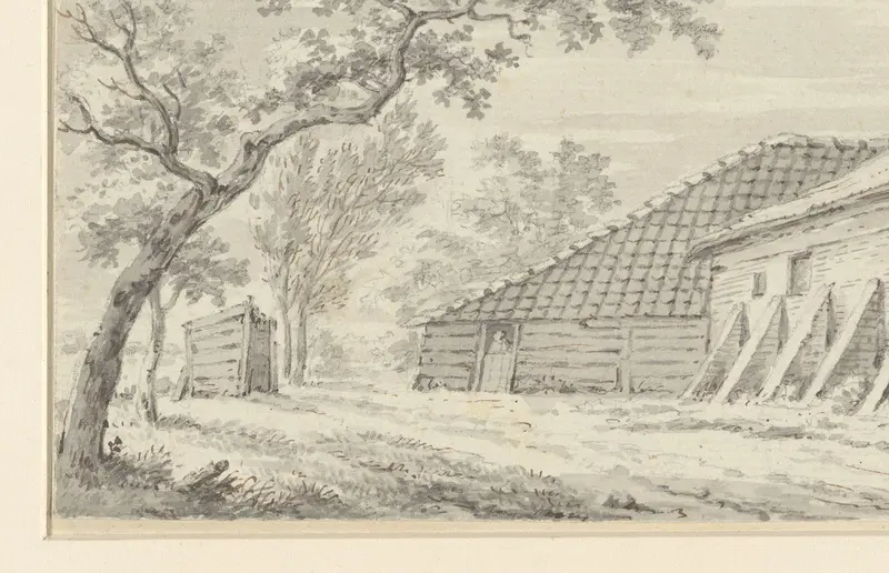 Boerderij met schuur Wall Art by anonymous - High-Resolution Digital Print