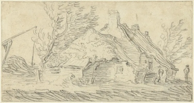 Boerderij met waterput Wall Art by Jan van Goyen - High-Resolution Digital Print