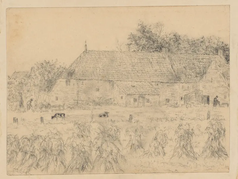 Boerderij op Ameland Wall Art by W.B. Nanninga - High-Resolution Digital Print