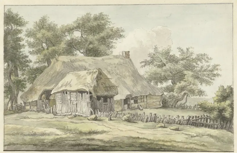 Boerderij te Eext, Drenthe Wall Art by Egbert van Drielst - High-Resolution Digital Print