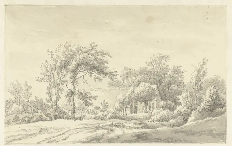 Boerderij te Midlaren in Drenthe Wall Art by Egbert van Drielst - High-Resolution Digital Print