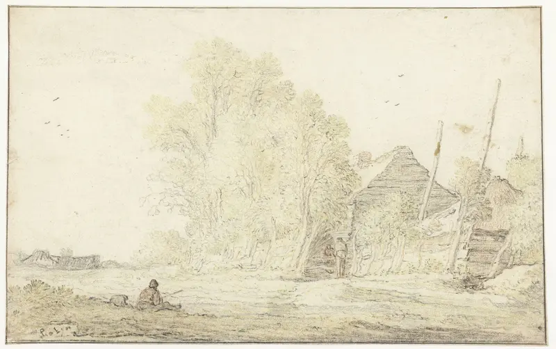 Boerderij tussen bomen Wall Art by Pieter de Molijn - High-Resolution Digital Print