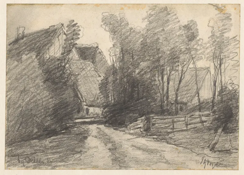Boerderij tussen bomen bij Delden Wall Art by Unknown - High-Resolution Digital Print