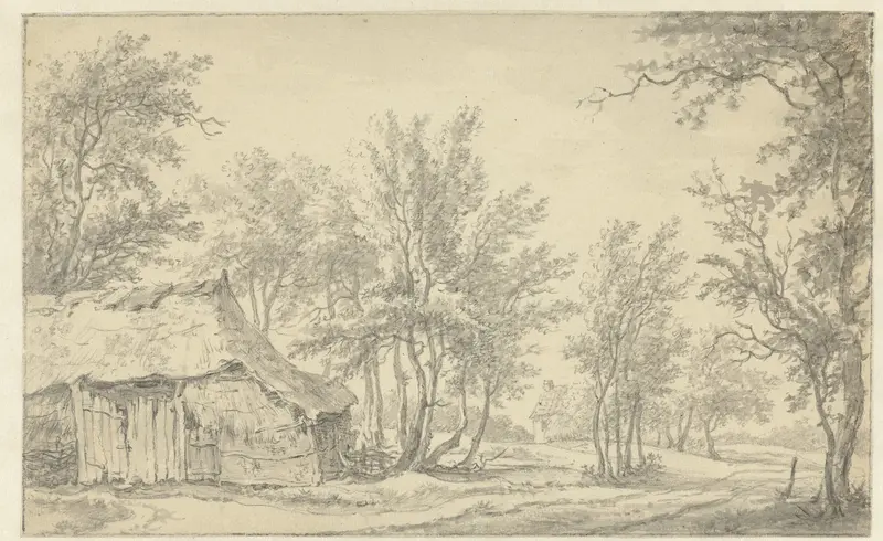 Boerderijen te Yde, Drenthe Wall Art by Egbert van Drielst - High-Resolution Digital Print