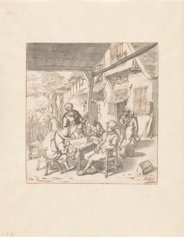 Boerenherberg Wall Art by Johannes de Groot - High-Resolution Digital Print