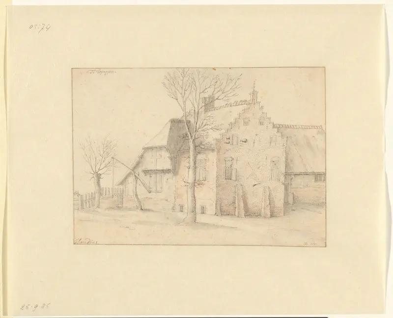 Boerenhoeve te Wijnegem Wall Art by Hendrick Hondius (I) - High-Resolution Digital Print