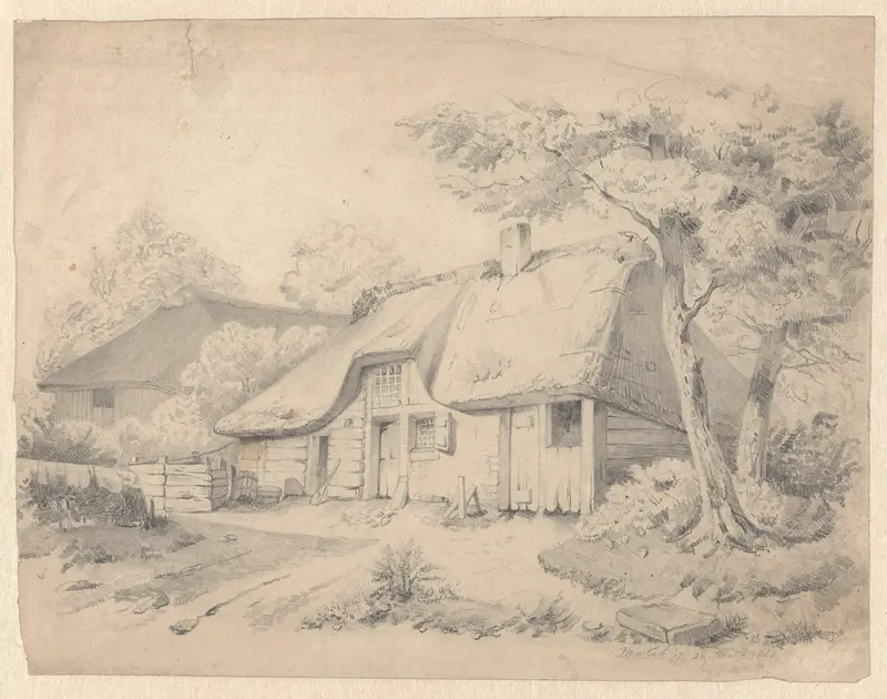 Boerenhoeve Wall Art by J. van Eck - High-Resolution Digital Print