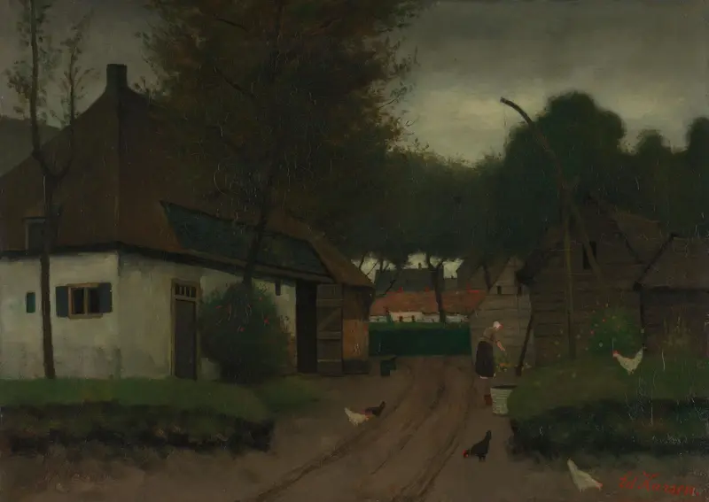 Boerenhofstede Wall Art by Eduard Karsen - High-Resolution Digital Print
