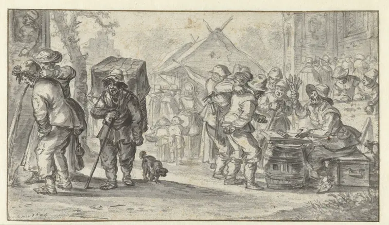 Boerenkermis Wall Art by Jan van Goyen - High-Resolution Digital Print