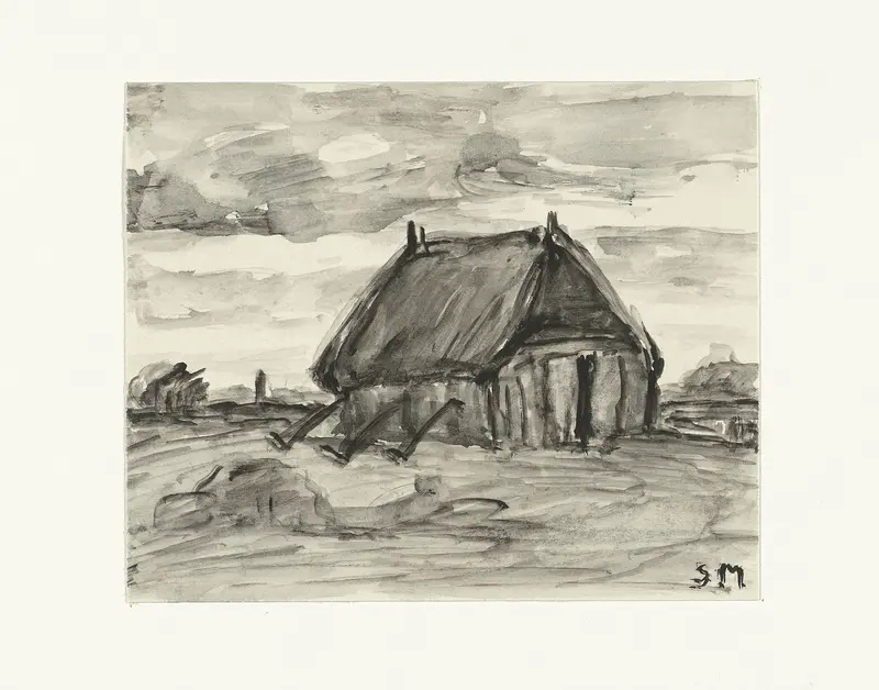 Boerenschuur Wall Art by Sientje Mesdag-van Houten - High-Resolution Digital Print