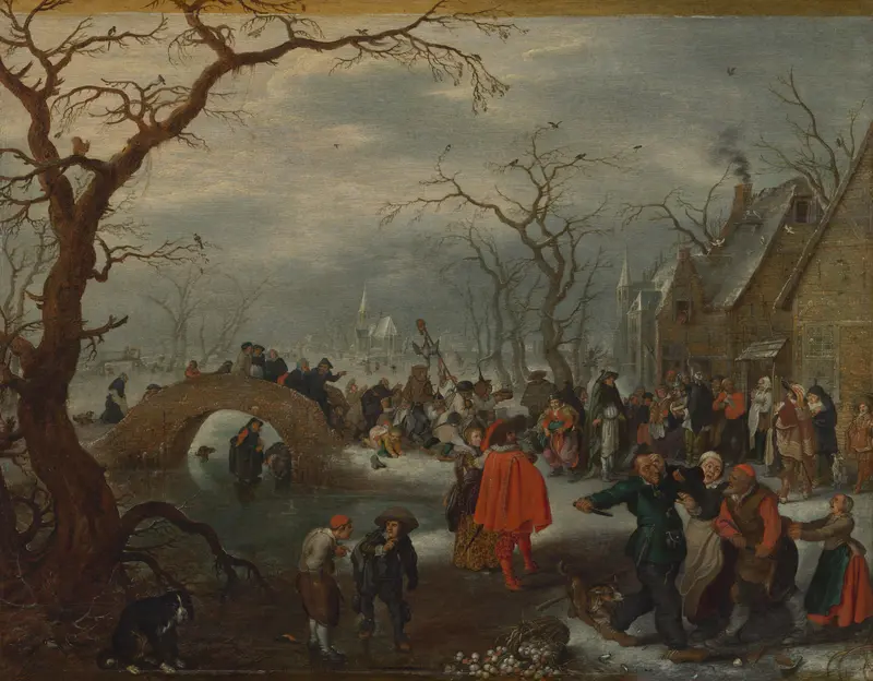 Boerenvastenavond Wall Art by Adriaen Pietersz van de Venne - High-Resolution Digital Print