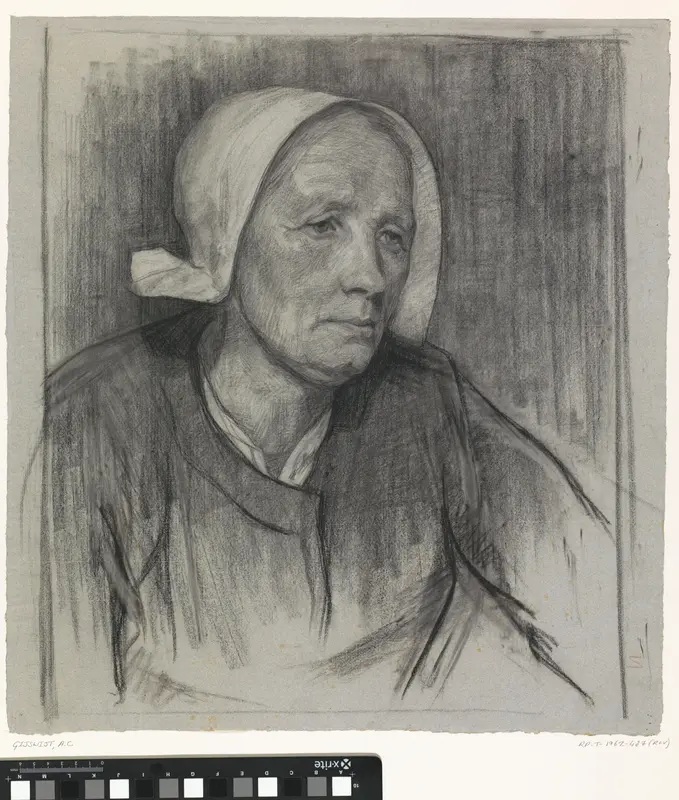 Boerenvrouw Wall Art by Agnieta Cornelia Gijswijt - High-Resolution Digital Print