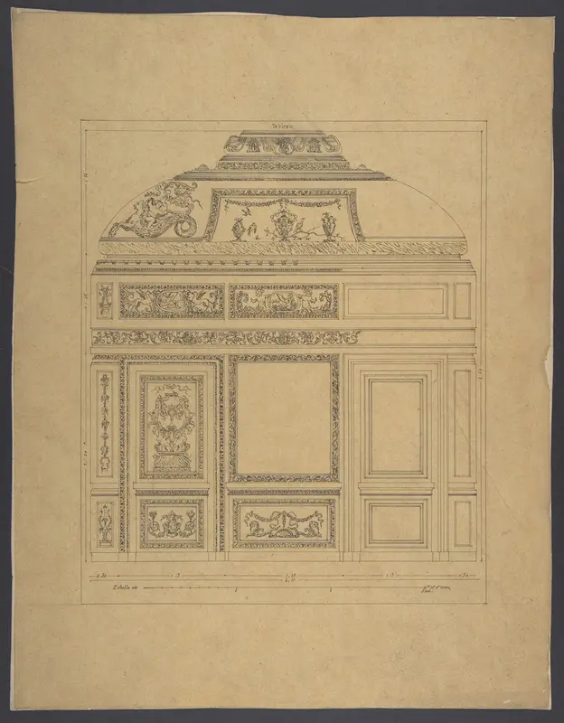 Boiserie from the Hôtel Colbert de Villacerf Wall Art by Anonymous, French, 19th century - High-Resolution Digital Print