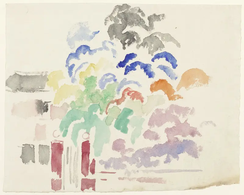 Boitsfort, het hek van het park Wall Art by Rik Wouters - High-Resolution Digital Print