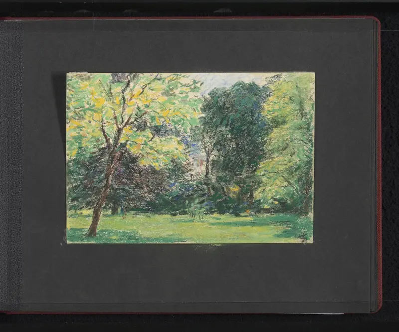 Bomen in het Kurpark te Wiesbaden Wall Art by Unknown - High-Resolution Digital Print