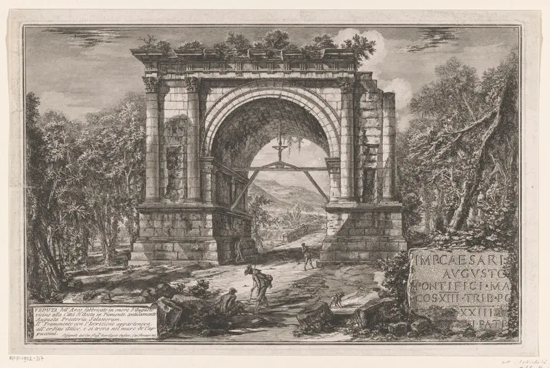 Boog van Augustus te Aosta Wall Art by Unknown - High-Resolution Digital Print