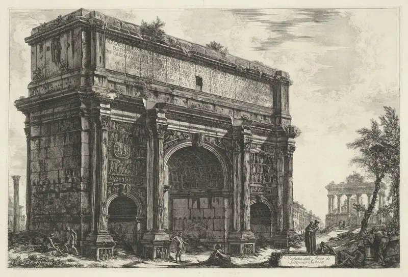 Boog van Septimius Severus te Rome Wall Art by Unknown - High-Resolution Digital Print