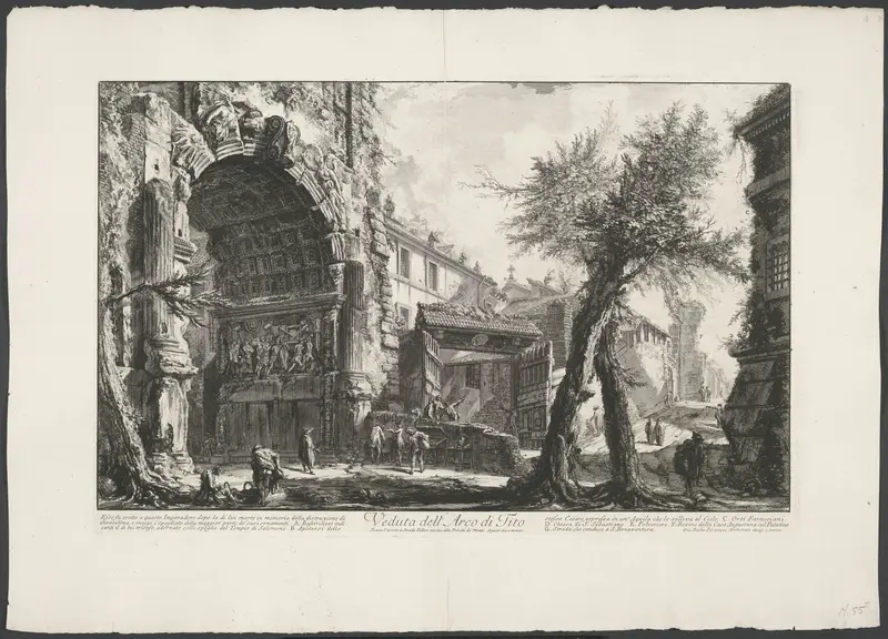 Boog van Titus te Rome Wall Art by Unknown - High-Resolution Digital Print