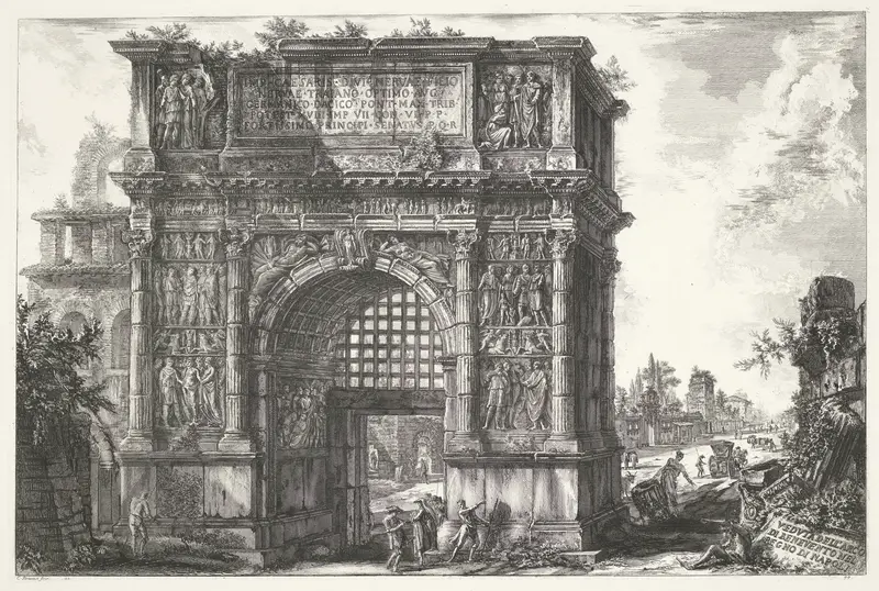 Boog van Trajanus te Benevento Wall Art by Unknown - High-Resolution Digital Print