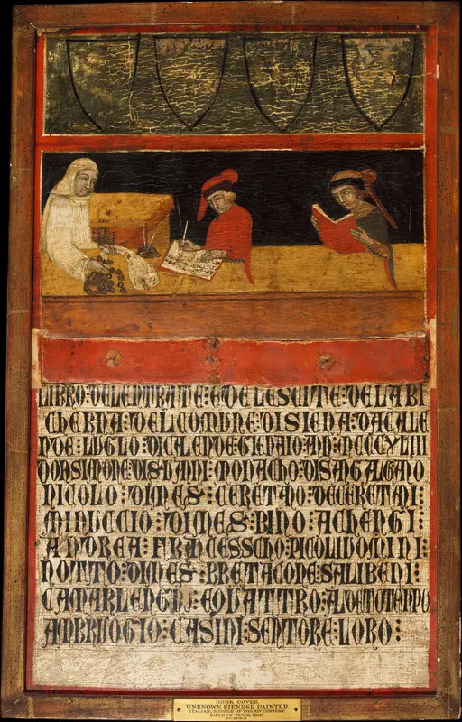Book Cover Wall Art by Italian (Sienese) Painter - High-Resolution Digital Print