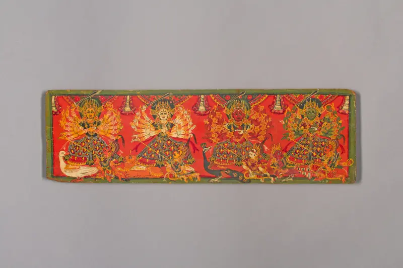 Book Cover with Four Durgas Wall Art by Unknown - High-Resolution Digital Print