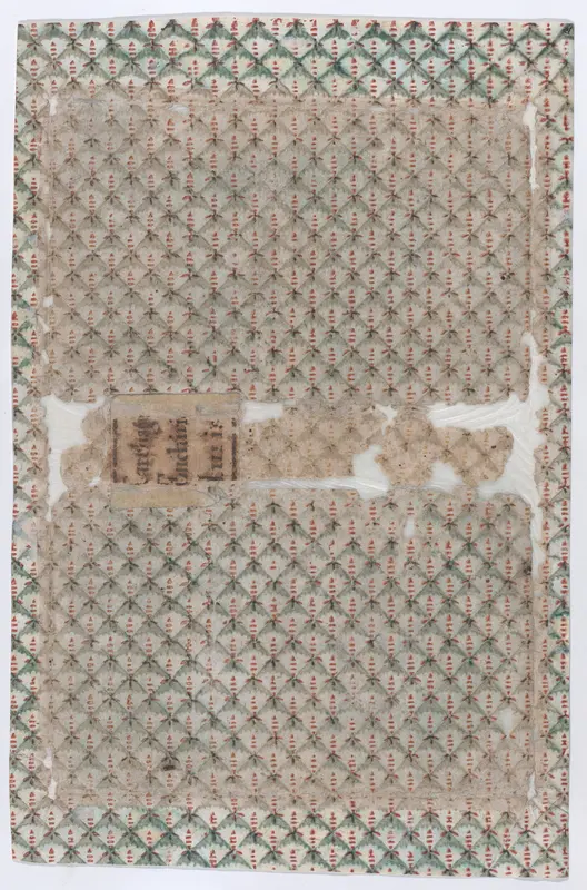 Book cover with overall abstract pattern Wall Art by Anonymous - High-Resolution Digital Print