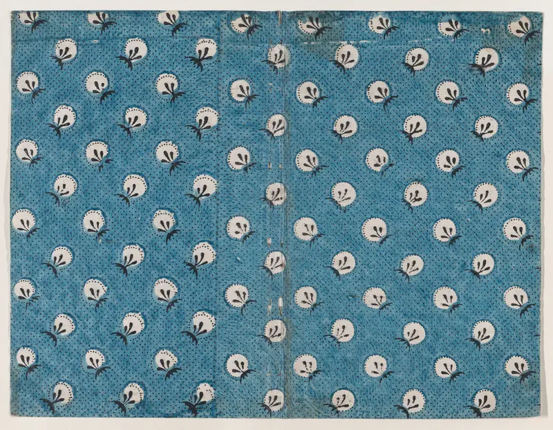 Book cover with overall pattern of dots and circles Wall Art by Anonymous - High-Resolution Digital Print
