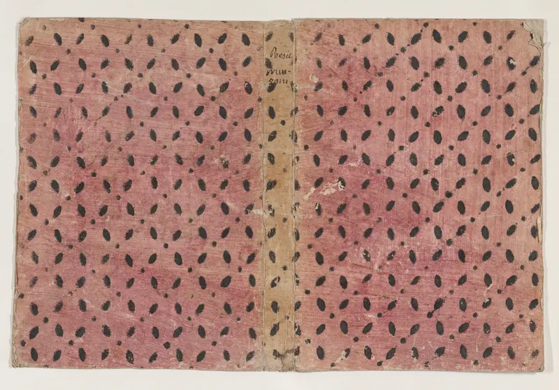 Book cover with overall pattern of ovals and circles Wall Art by Anonymous - High-Resolution Digital Print