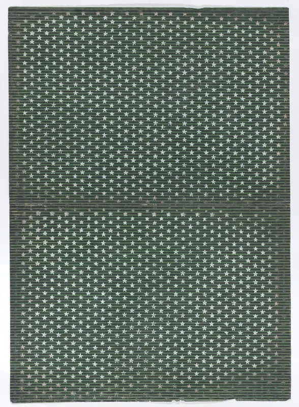 Book cover with overall pattern of stars and stripes Wall Art by Anonymous - High-Resolution Digital Print