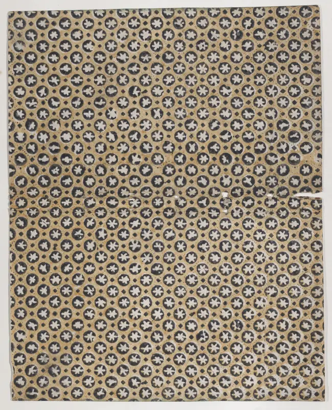 Book cover with overall star pattern Wall Art by Anonymous - High-Resolution Digital Print