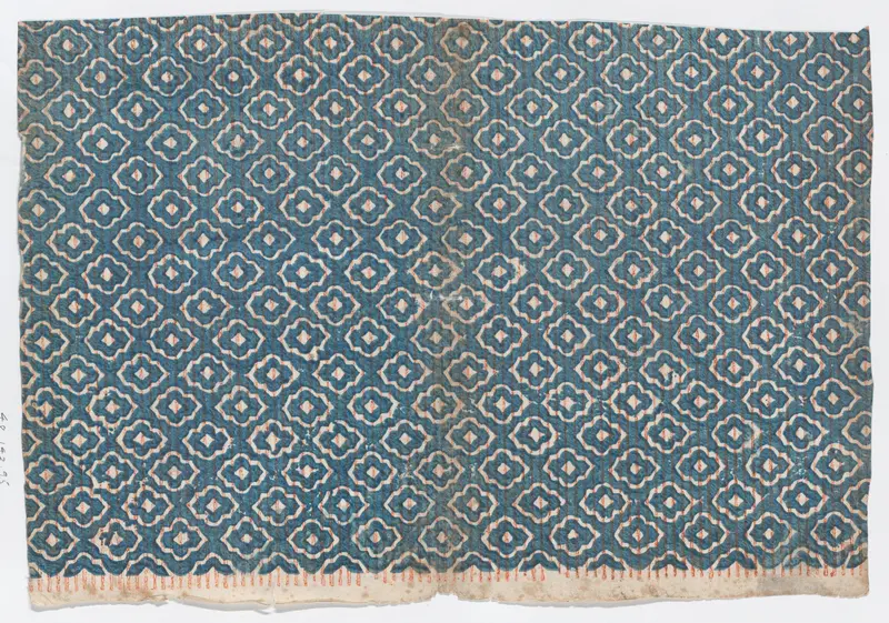 Book cover with pattern of organic shapes and stripes Wall Art by Anonymous - High-Resolution Digital Print