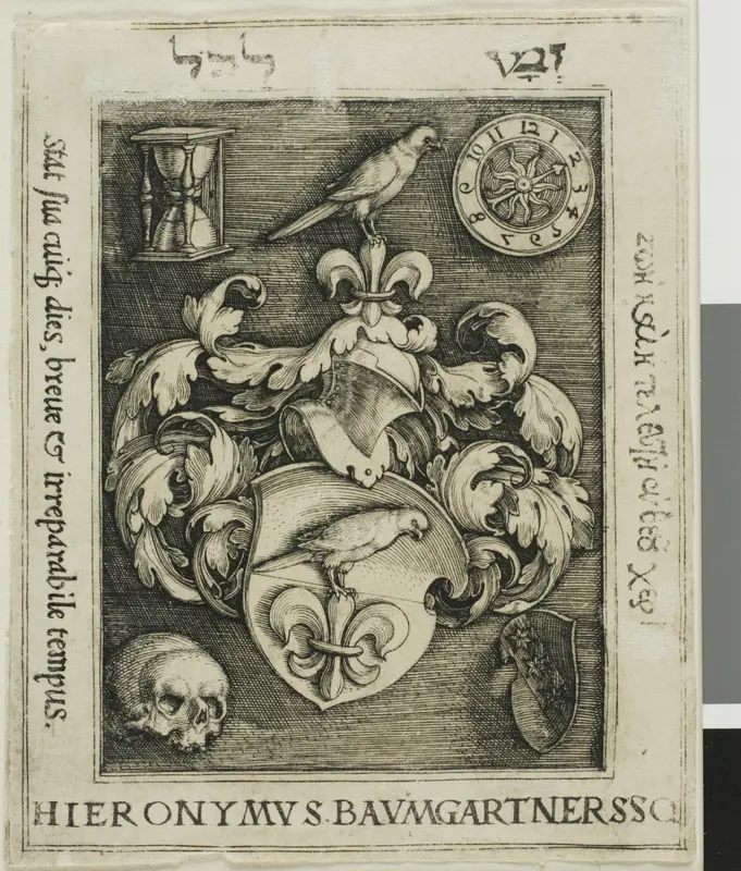 Bookplate of Hieronymous Baumgärtner