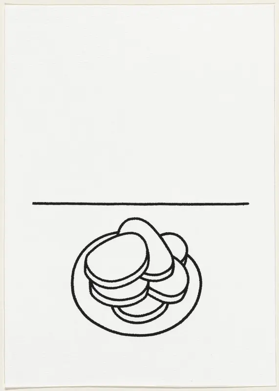 Bord met eten Wall Art by Dick Bruna - High-Resolution Digital Print