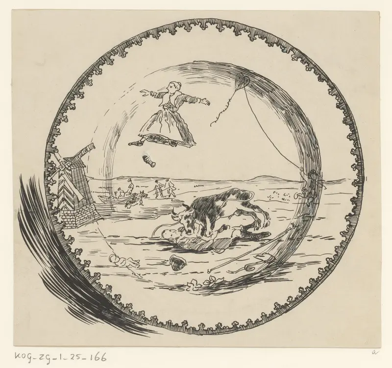 Bord met Stiers wreedheid Wall Art by Unknown - High-Resolution Digital Print