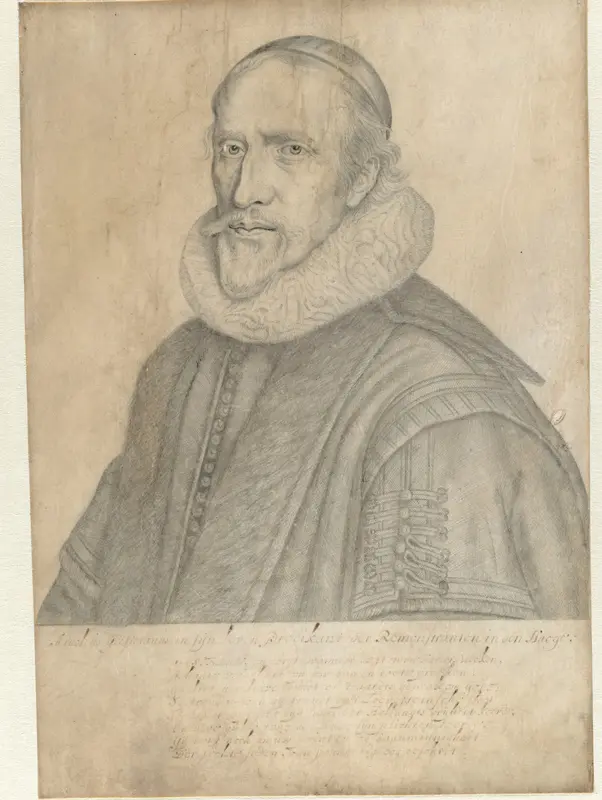 Borstbeeld van Arnoldus Geesteranus Wall Art by anonymous - High-Resolution Digital Print
