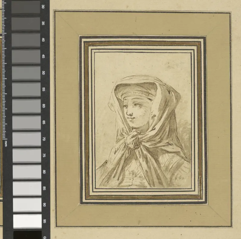 Borstbeeld van een jonge Russische vrouw Wall Art by Jean Baptist Leprince - High-Resolution Digital Print