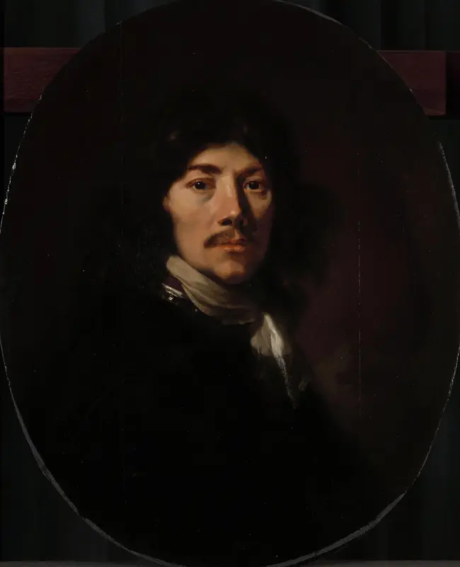 Borststuk van een man, mogelijk een zelfportret Wall Art by Jacob van Loo - High-Resolution Digital Print