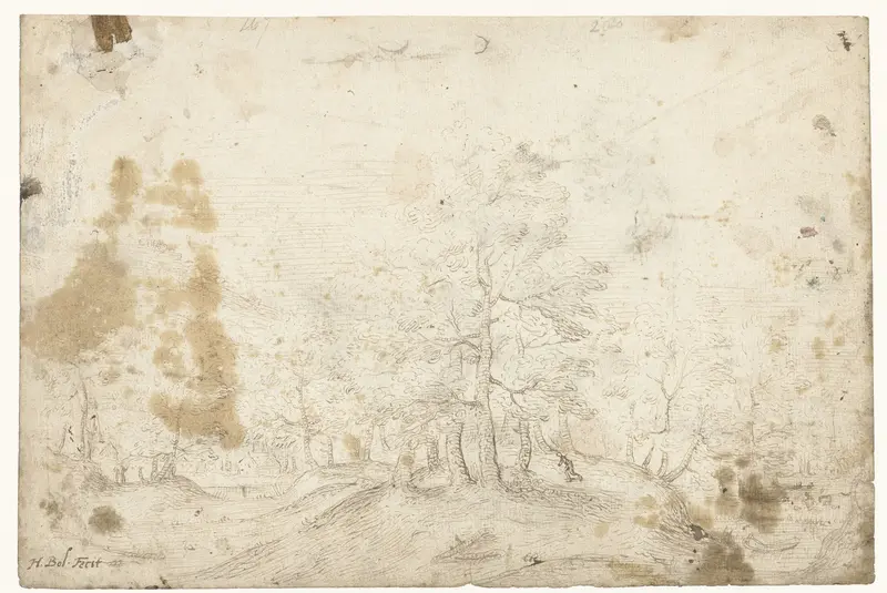 Bosgezicht Wall Art by Hans Bol - High-Resolution Digital Print