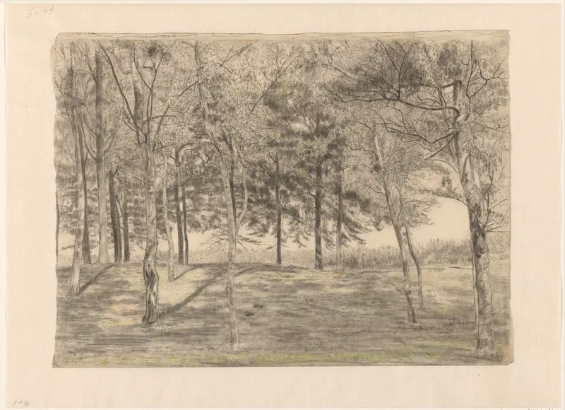 Bosgezicht bij Doorn Wall Art by Cornelis Gerardus 't Hooft (1791-1871) - High-Resolution Digital Print