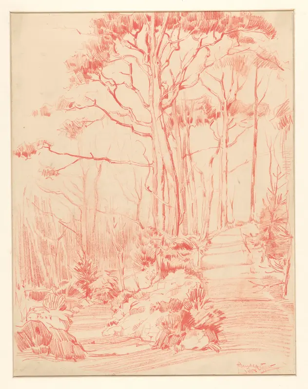 Bosgezicht in Groenendaal bij Heemstede Wall Art by Unknown - High-Resolution Digital Print