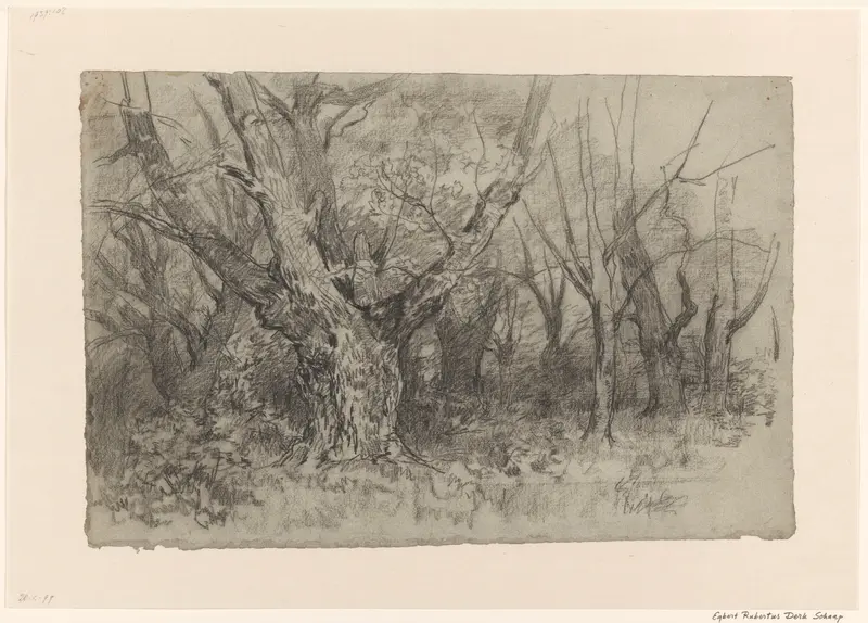 Boslandschap Wall Art by Egbert Rubertus Derk Schaap - High-Resolution Digital Print