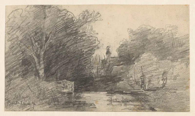 Boslandschap bij Barendrecht Wall Art by Unknown - High-Resolution Digital Print