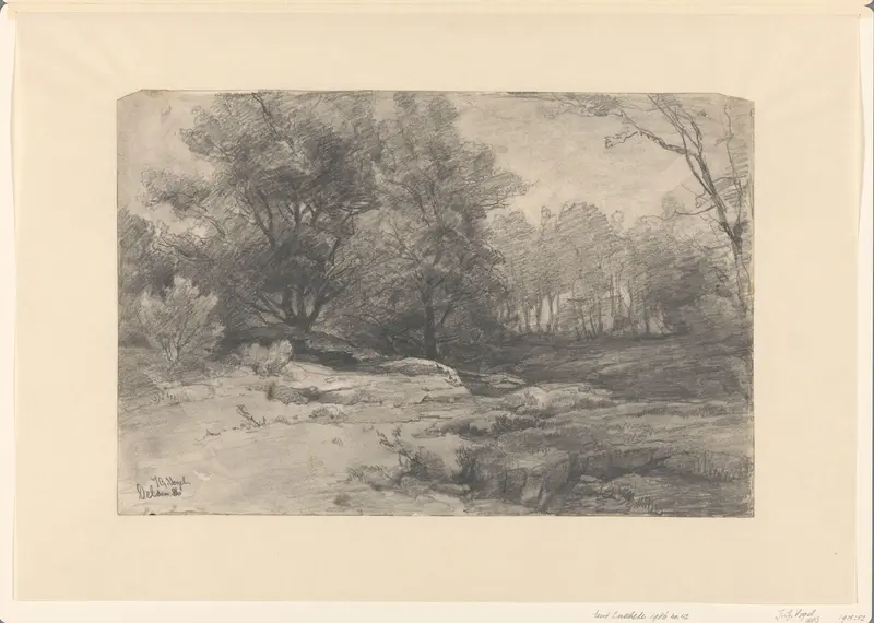 Boslandschap bij Delden Wall Art by Unknown - High-Resolution Digital Print
