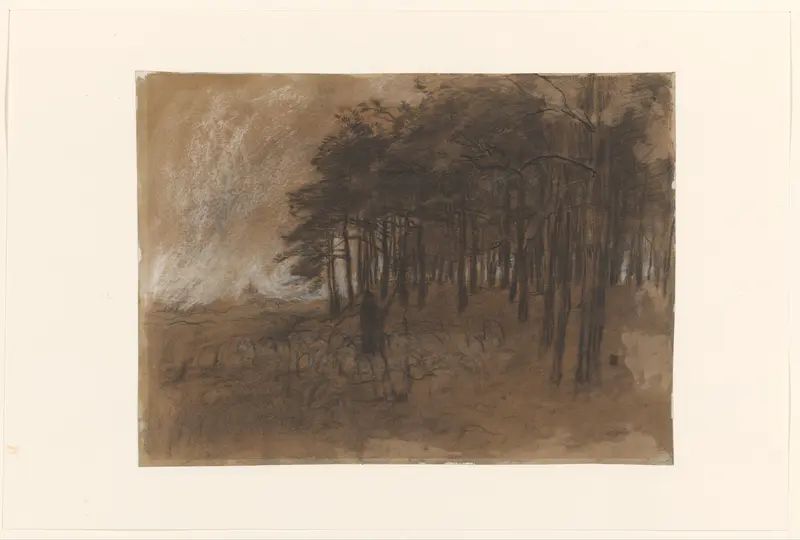 Bosrand Wall Art by Anton Mauve - High-Resolution Digital Print